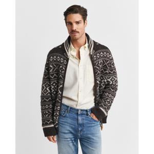 Gant Jacquard Mens Cardigan